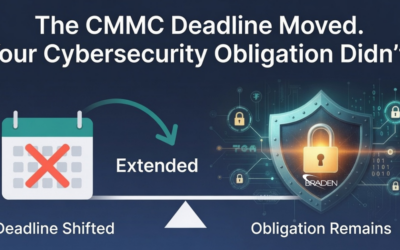 Blogs 1 The CMMC Deadline Moved. Your Cybersecurity Obligation Didn’t.